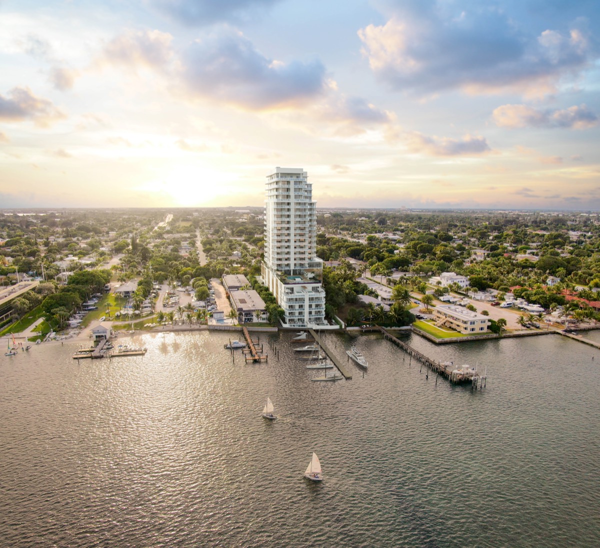 Alba Palm Beach — 22-story waterfront luxury tower on North Flagler